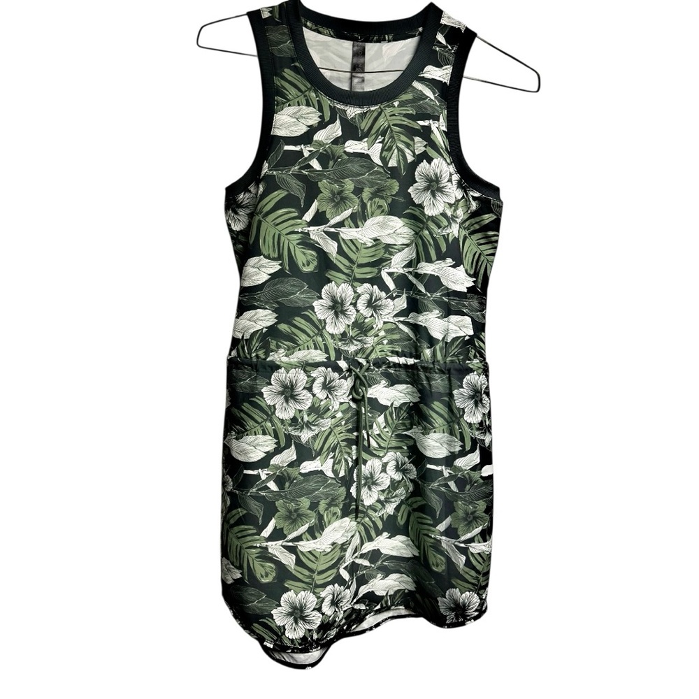 Kyodan Freedom Trail strappy cross back floral tropical dress XS